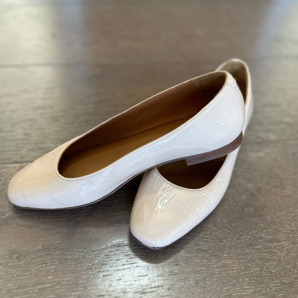 Poppy Ballet Flats by Bobbie, Paris , size 6.5 (37) in “Latte”